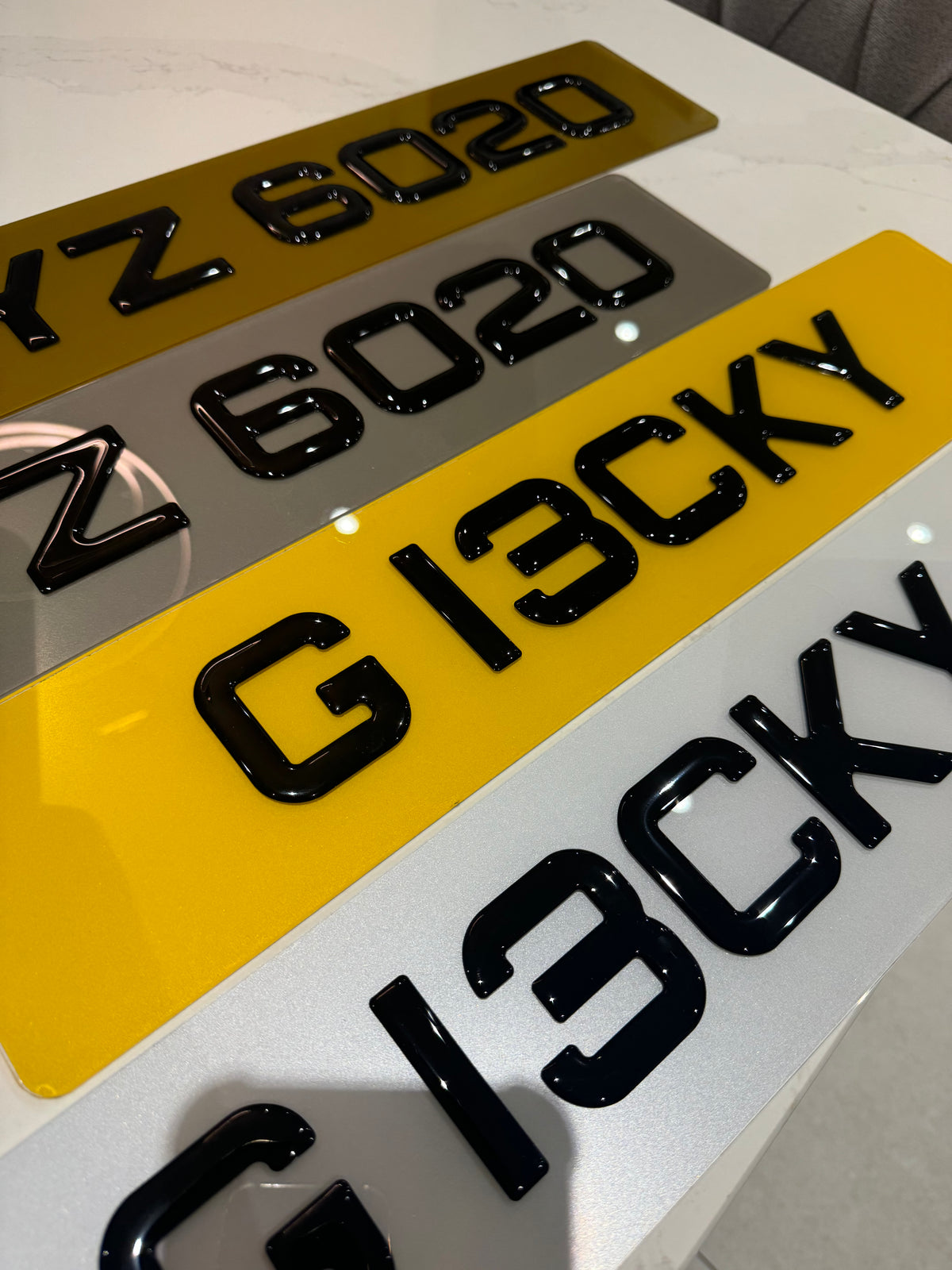 3D Gel Show Plates (Not For Road Use)