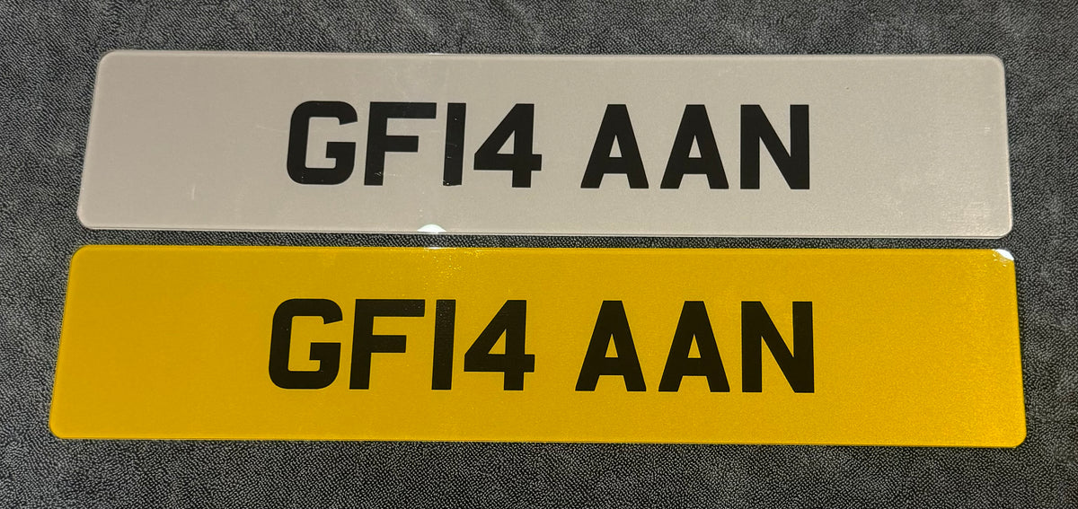 Printed Show Plates (Not For Road Use)
