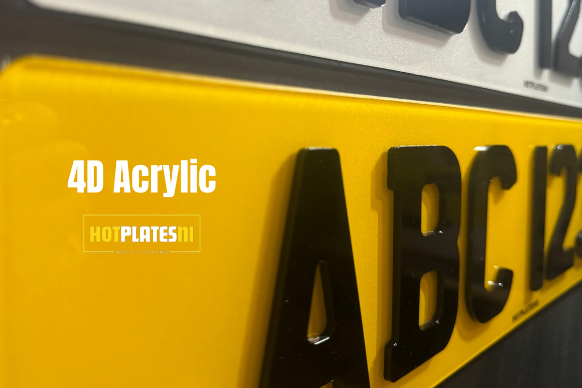 Road Legal 4D Acrylic Plates