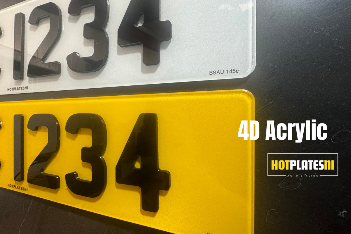 Road Legal 4D Acrylic Plates