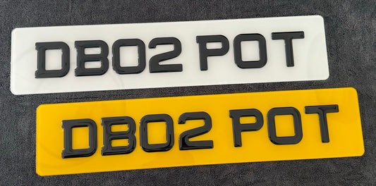 3D Gel Show Plates (Not For Road Use)