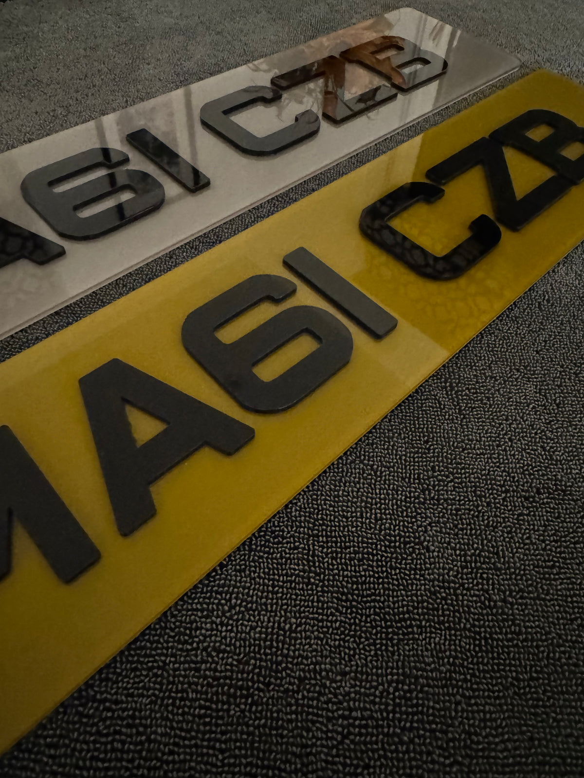 4D Acrylic Show plates (Not For Road Use)